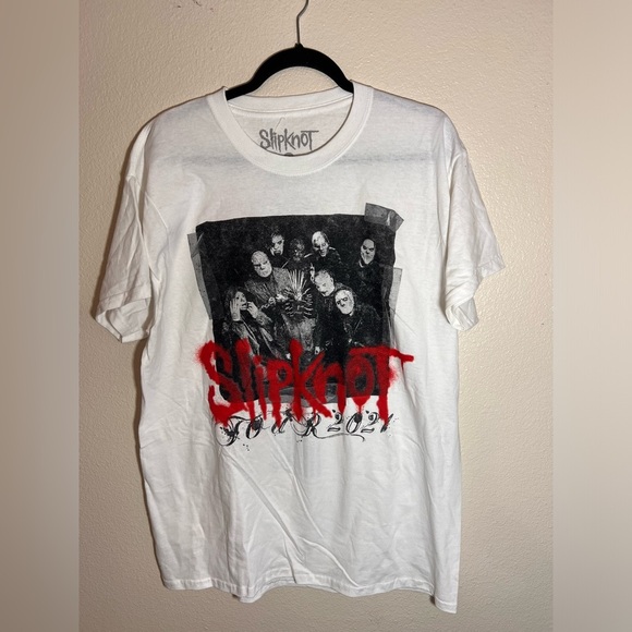None Other - Slipknot Tour 2021 Band Tee Size L NWOT
